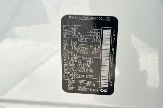 2023 INFINITI QX50 LUXE