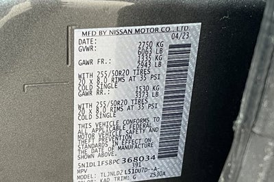 2023 INFINITI QX60 LUXE