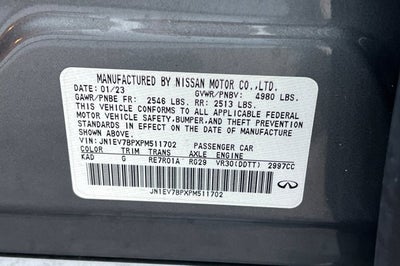 2023 INFINITI Q50 LUXE