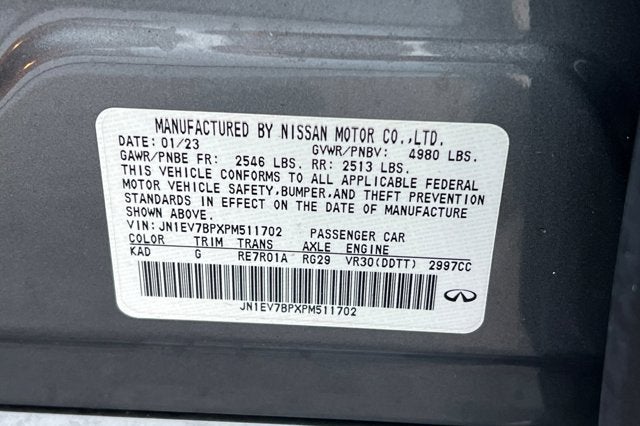 2023 INFINITI Q50 LUXE