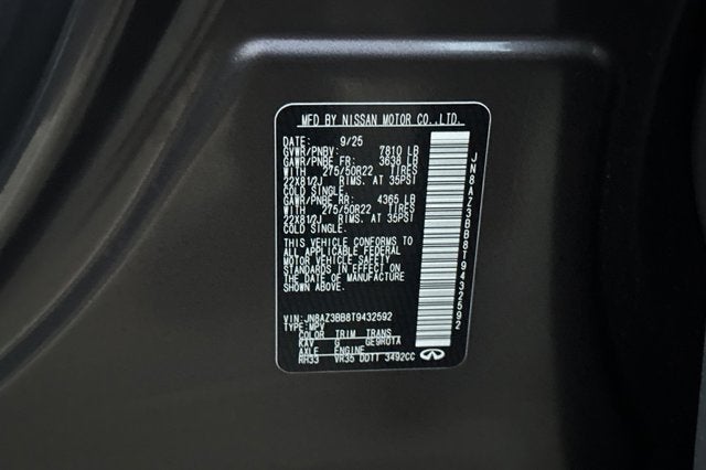 2026 INFINITI QX80 Luxe 4WD