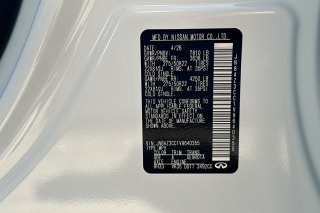 2027 INFINITI QX80 AUTOGRAPH