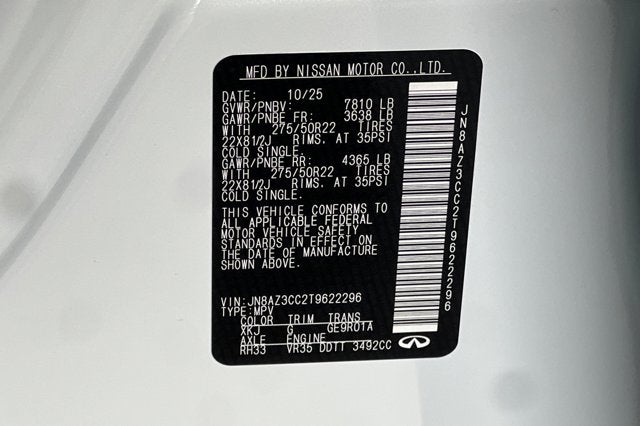 2026 INFINITI QX80 Autograph 4WD