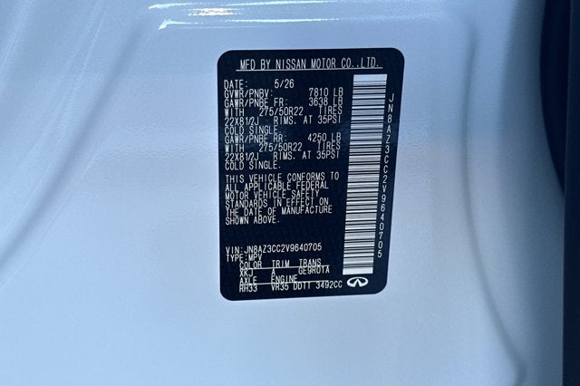 2027 INFINITI QX80 AUTOGRAPH