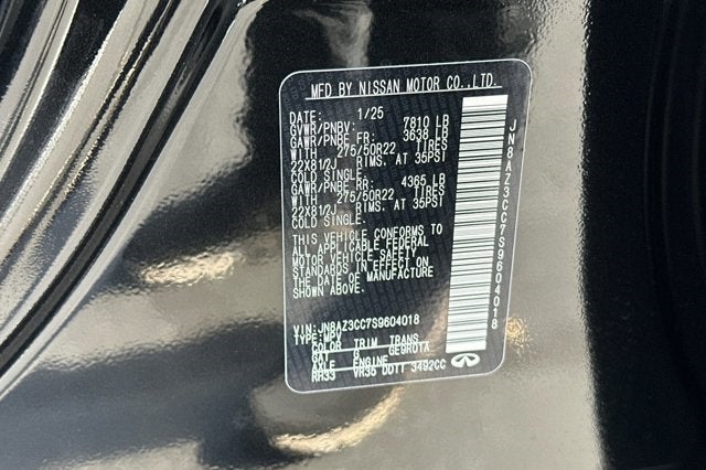 2025 INFINITI QX80 Autograph 4WD