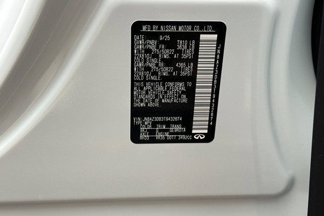 2026 INFINITI QX80 SPORT