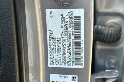 2024 Honda Accord Hybrid EX-L