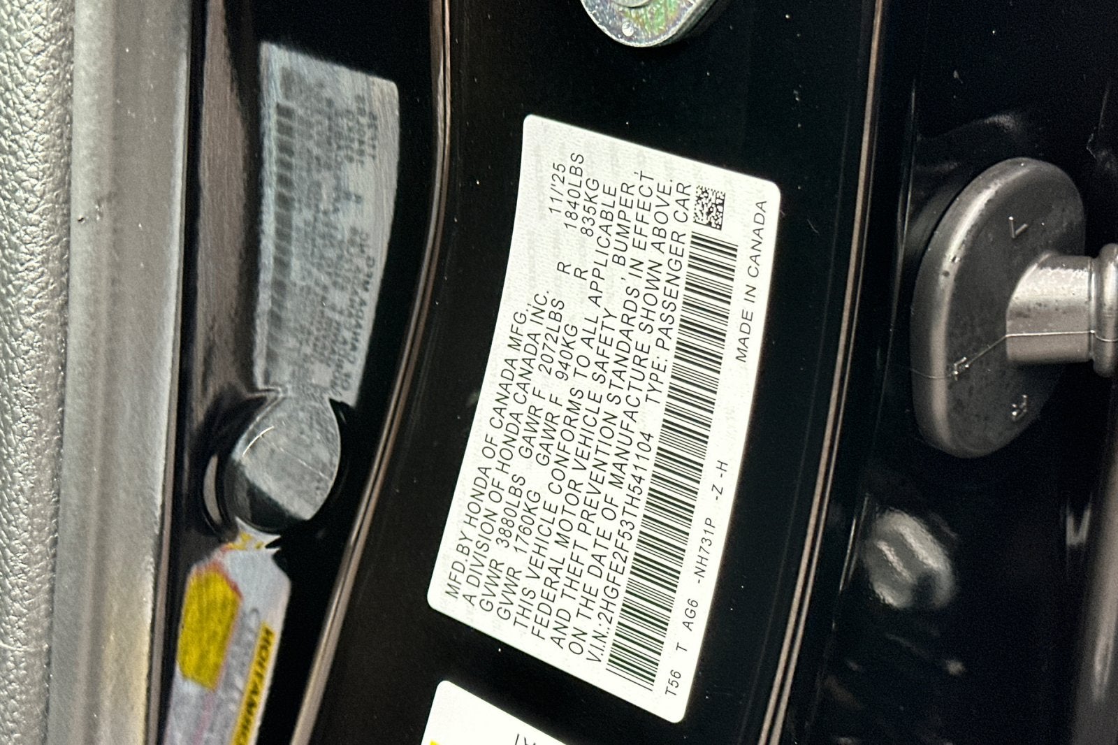 2026 Honda Civic Sport