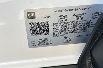 2025 Chevrolet Trax LT